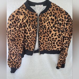 Big girl's crop jacket